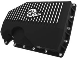aFe 46-71240B aFe 05-19 VW 1.8L/2.0L w/o Oil Sensor Engine Oil Pan Black POWER Street Series w/ Machined Fins