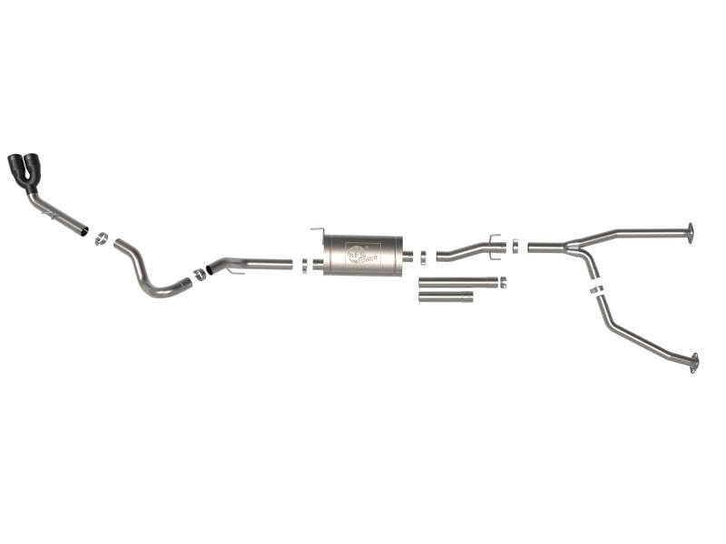 aFe 49-36061-B aFe 2022 Toyota Tundra V6-3.5L (tt) Vulcan Series 2.5in to 3in 304 SS Cat-Back Exhaust w/ Black Tip thumbnail 9