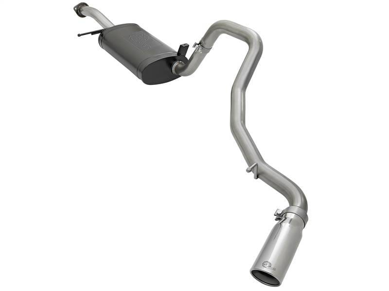 aFe 49-36121-P aFe MACHForce XP Exhaust Cat-Back SS-304 97-16 Nissan Patrol (Y61) I6-4.8L w/ Polished Tips