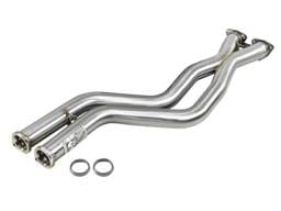 aFe 48-36324 aFe Twisted Steel HDR X-Pipe SS-304 01-06 BMW M3 3.2L S54