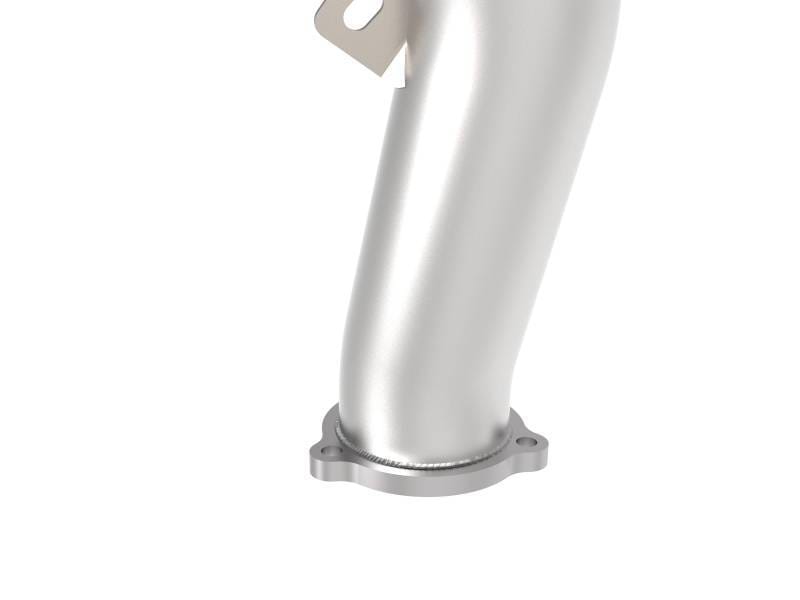 aFe 48-36410-YC aFe 09-16 Audi A4/A5 (B8) L4-2.0L (t) Twisted Steel 3in. Downpipe - 304 Stainless w/ Cat thumbnail 7