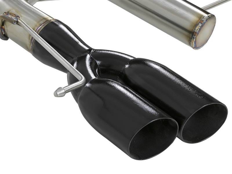 aFe 49-36302-B aFe MACHForce XP 08-13 BMW 135i L6-2.0L N54/N55 3in. 304 SS Axle-Back Exhaust w/Black Tips thumbnail 3