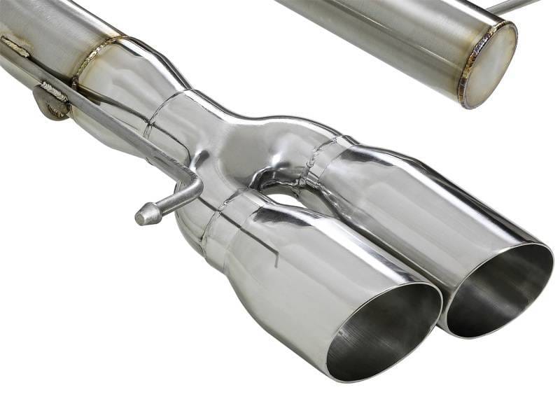 aFe 49-36302-P aFe MACHForce XP 08-13 BMW 135i L6-2.0L N54/N55 3in. 304 SS Axle-Back Exhaust w/Polished Tips thumbnail 5