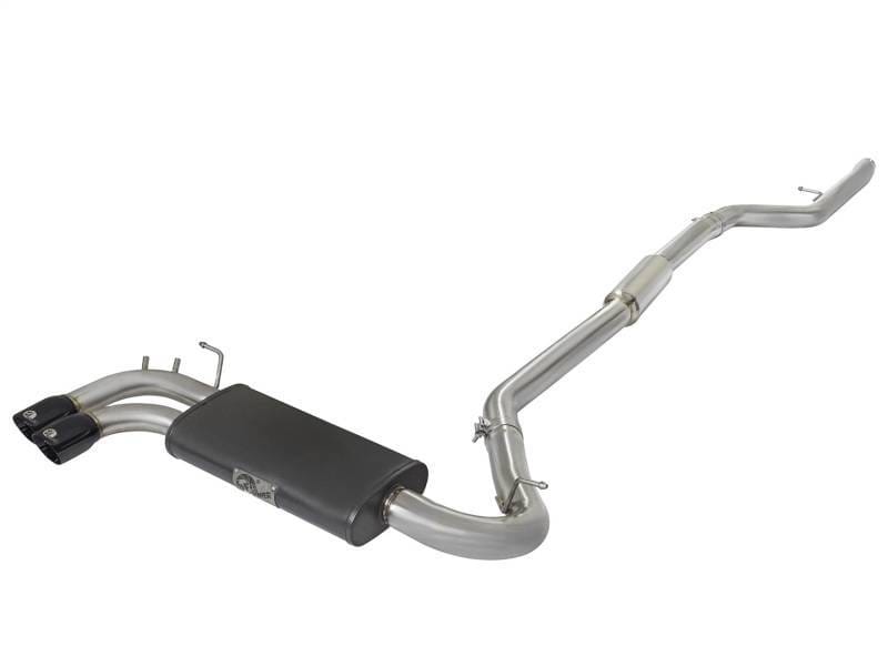aFe 49-36329-B aFe MACHForce XP Exhausts Cat-Back SS-304 w/ Black Tips 12-16 BMW 328i/428i (F30/F32) (t) N20