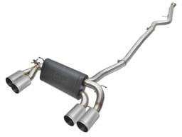 aFe 49-36330-1P aFe 16-18 BMW M2 L6-3.0L MACH Force-Xp 3in to 2.5in 304 SS Cat-Back Exhaust System-Quad Polish Tips