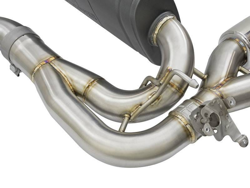 aFe 49-36330-1P aFe 16-18 BMW M2 L6-3.0L MACH Force-Xp 3in to 2.5in 304 SS Cat-Back Exhaust System-Quad Polish Tips thumbnail 7