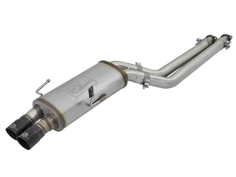 aFe 49-36332-B aFe MACHForce XP Exhausts 2.5in SS Cat-Back w/ Black Tips 96-99 BMW M3 L6 3.2L