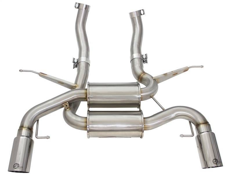 aFe 49-36327-P aFe MACHForce XP 2.5in Axle Back Stainless Exhaust w/ Polished Tips 07-13 BMW 335i 3.0L L6 (E90/92) thumbnail 7