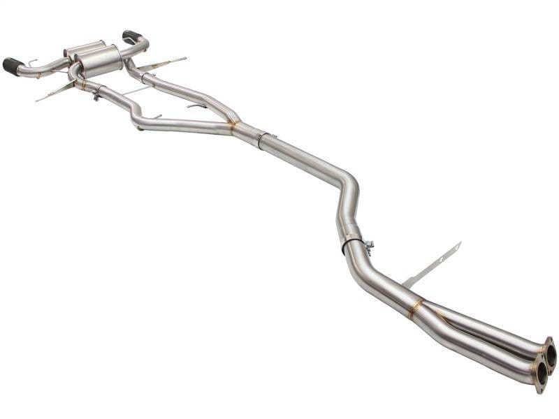 aFe 49-36328-B aFe MACHForce XP SS-304 Black Tip 3.0in-2.5in Dia Cat Back Exhaust 11-13 BMW 335i (E90/E92) 3.0L thumbnail 11