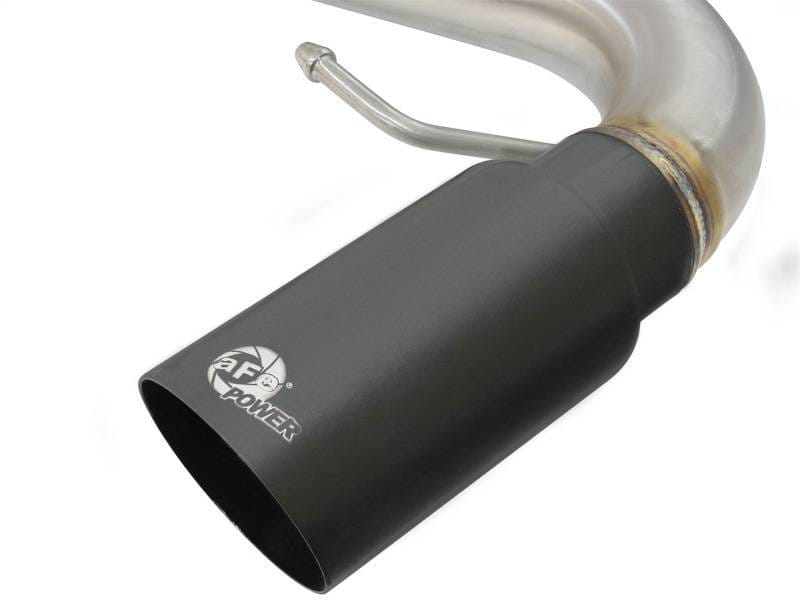 aFe 49-36328-B aFe MACHForce XP SS-304 Black Tip 3.0in-2.5in Dia Cat Back Exhaust 11-13 BMW 335i (E90/E92) 3.0L thumbnail 13