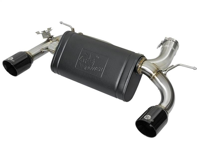 aFe 49-36336-B aFe MACHForce XP Exhausts Axle-Back 12-15 BMW 335i 3.0T (SS w/Black Tips)