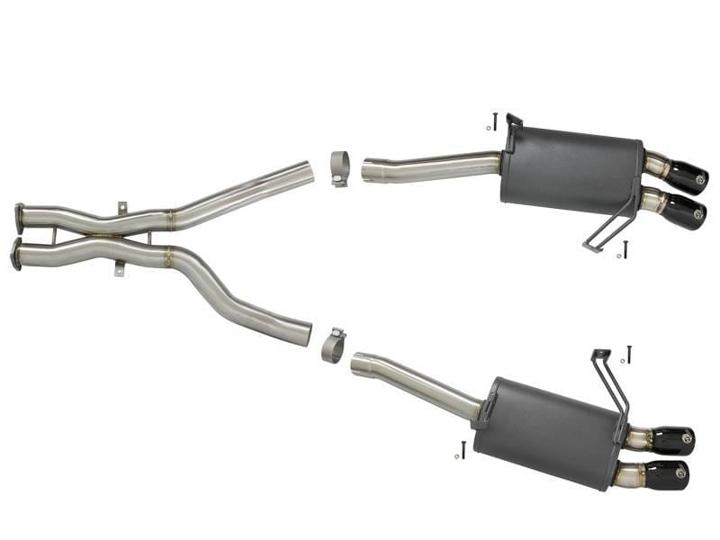 aFe 49-36339-B aFe MACH Force-Xp 2-1/2in 304 SS Cat-Back Exhaust w/ Black Tips 05-08 BMW Z4 M Coupe (E86) L6 3.2L thumbnail 11