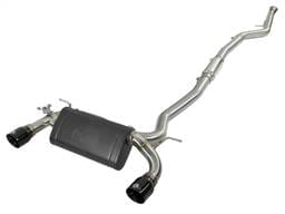 aFe 49-36340-B aFe MACH Force-Xp 3in 304 SS Cat-Back Exhaust w/ Black Tips 12-15 BMW 335i (F30) L6 3.0L (t) N55