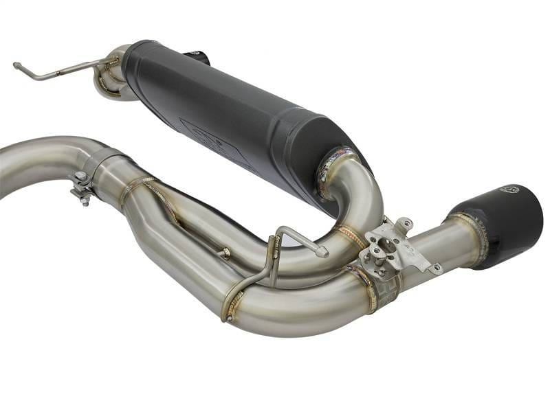 aFe 49-36334-B aFe MACHForce XP Exhausts Cat-Back SS 16-17 BMW 340i/iX 440i/iX (F3X) L6-3.0L (B58) w/Black Tips thumbnail 13