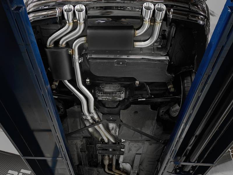aFe 49-36344-P aFe MACH Force-Xp 2.5in 304 SS Cat-Back Exhaust w/ Polished Tips 01-06 BMW M3 thumbnail 3
