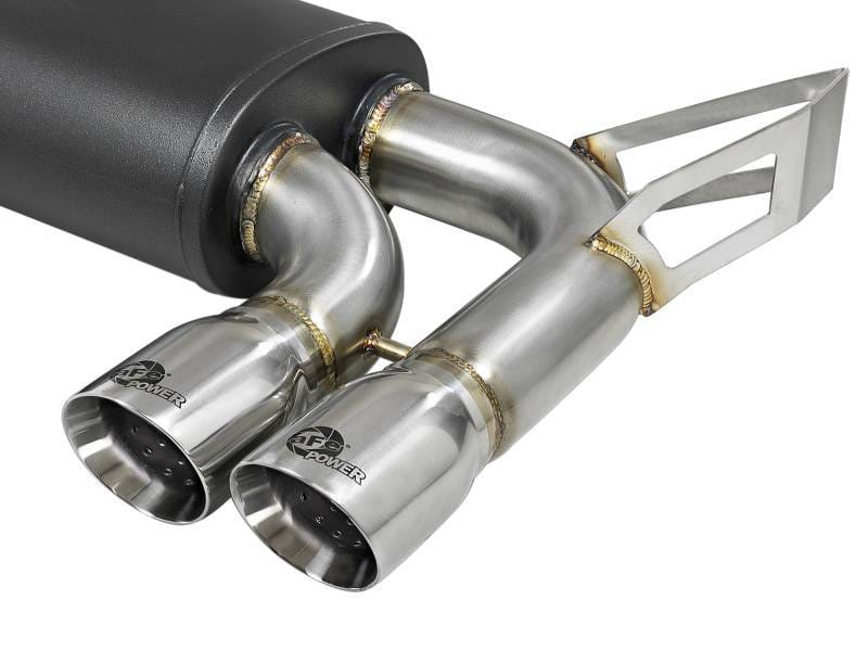 aFe 49-36344-P aFe MACH Force-Xp 2.5in 304 SS Cat-Back Exhaust w/ Polished Tips 01-06 BMW M3 thumbnail 7