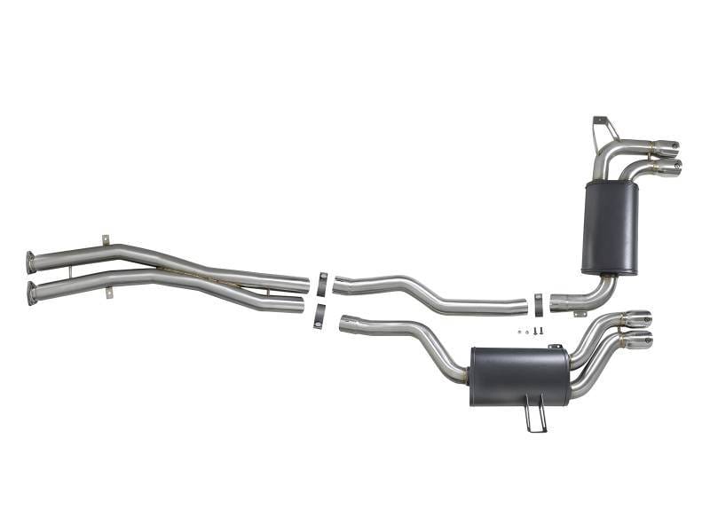 aFe 49-36344-P aFe MACH Force-Xp 2.5in 304 SS Cat-Back Exhaust w/ Polished Tips 01-06 BMW M3 thumbnail 13