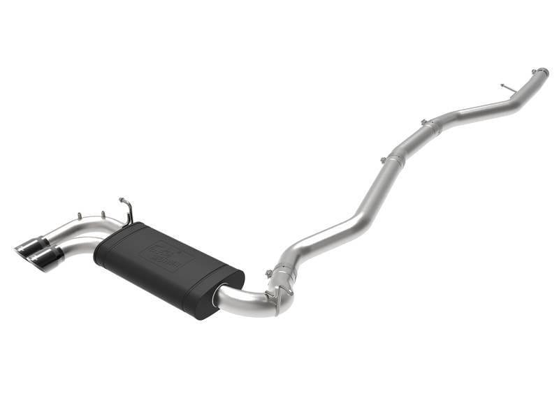 aFe 49-36345-B aFe MACH Force-Xp 2-1/2in 304 SS Cat Back Exh w/Black Tips 14-16 BMW 228i (F22/23) L4-2.0L (t) N20
