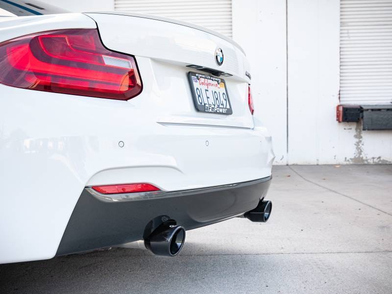 aFe 49-36347-B aFe MACH ForceXP 3IN to 2.5IN 304SS Cat-Back Exhaust System w/ Black Tips 14-16 BMW M235i (F22/23) thumbnail 5