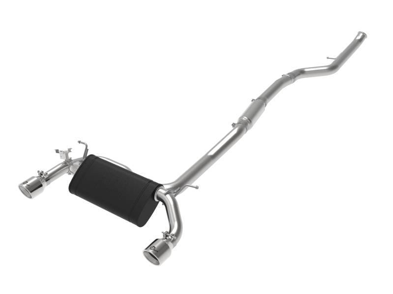 aFe 49-36347-P aFe MACHForce XP 3in to 2.5in 304 SS Cat-Back Exhaust w/ Polished Tips 14-16 BMW M235i