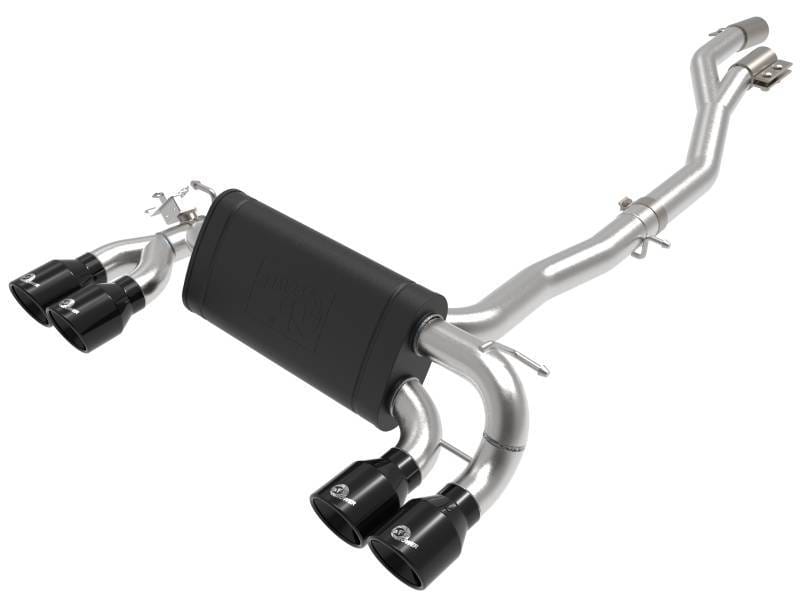 aFe 49-36350-B aFe MACHForce XP Exhausts Cat-Back SS 19-21 BMW M2 Competition L6-3.0L w/Black Tips