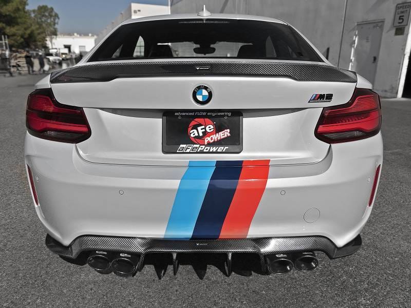 aFe 49-36350-B aFe MACHForce XP Exhausts Cat-Back SS 19-21 BMW M2 Competition L6-3.0L w/Black Tips thumbnail 5
