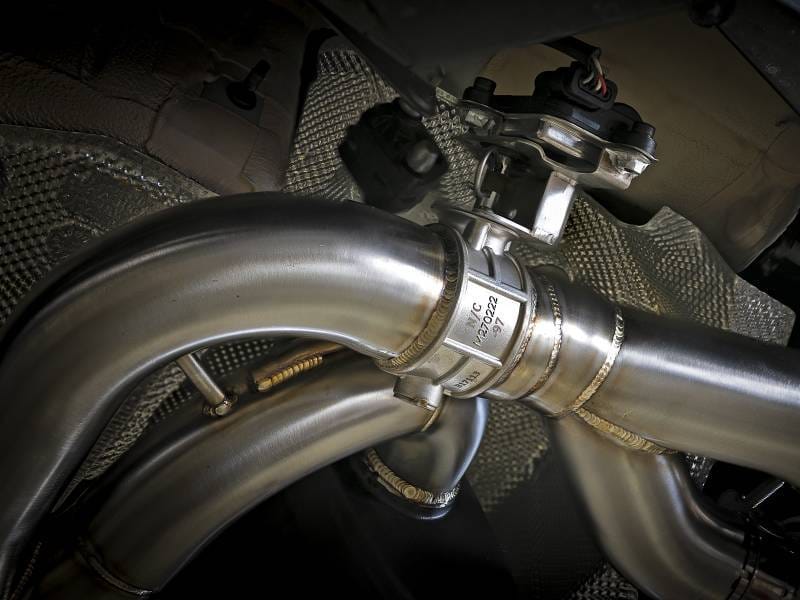 aFe 49-36350-B aFe MACHForce XP Exhausts Cat-Back SS 19-21 BMW M2 Competition L6-3.0L w/Black Tips thumbnail 7