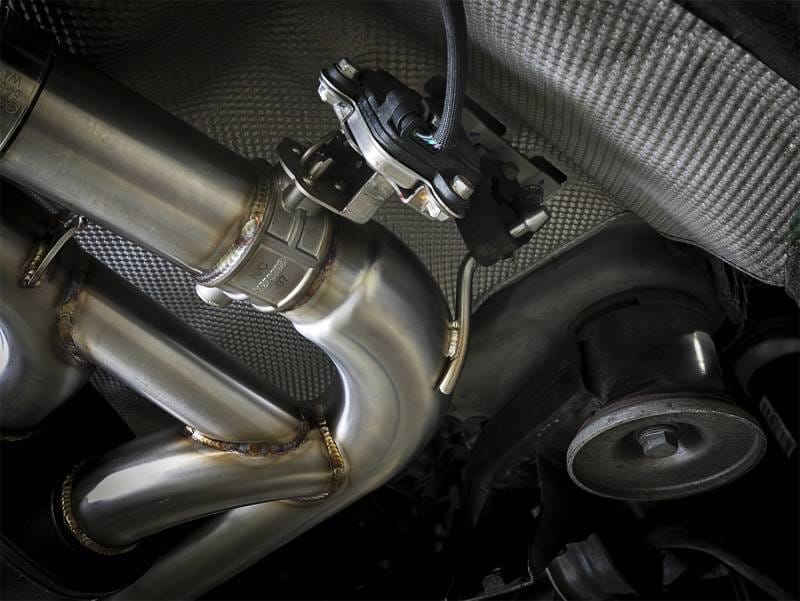aFe 49-36341-B aFe MACH Force-Xp 3.5in. 304 SS C/B Exhaust System 15-18 BMW X5 M (F85) V8-4.4L (tt) - Black Tip thumbnail 7