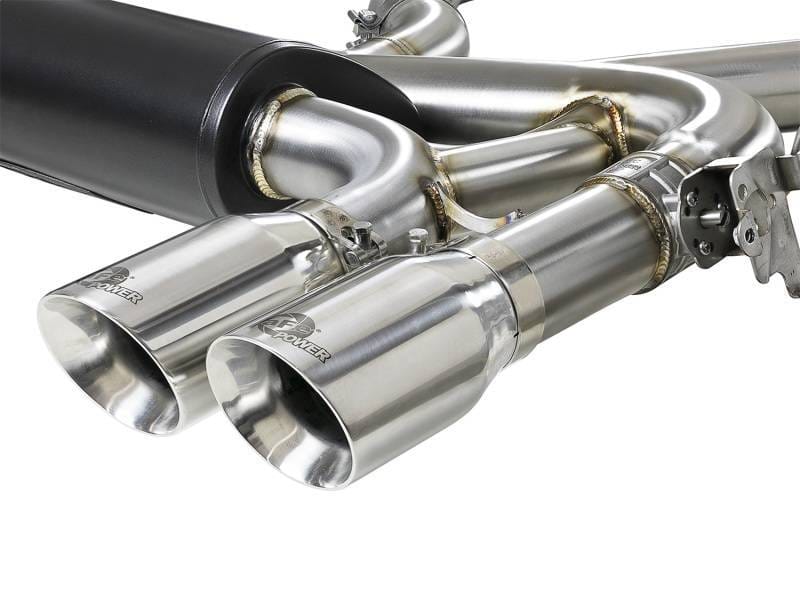aFe 49-36341-P aFe MACH Force-Xp 3.5in 304 SS Cat-Back w/Polished Tips 15-18 BMW X5 M (F85)/X6 M (F86) V8-4.4L S63 thumbnail 7