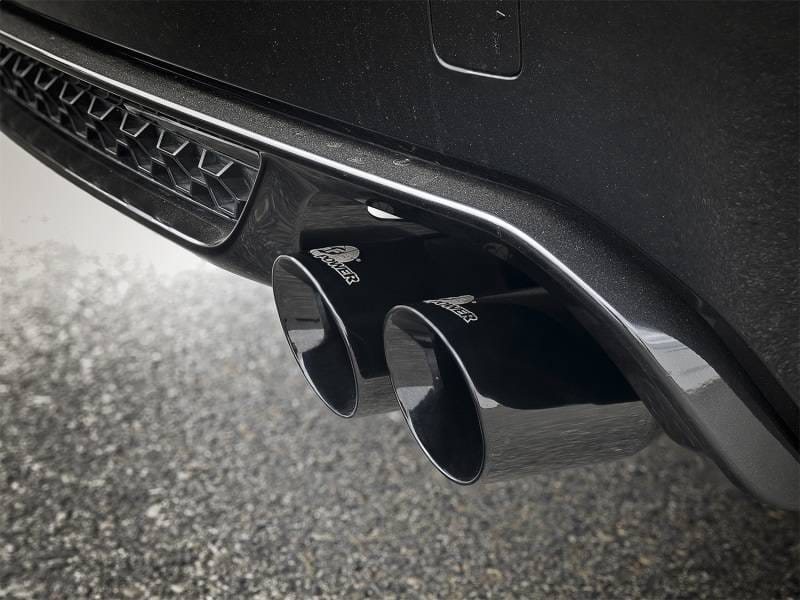 aFe 49-36342-B aFe MACH Force-Xp 3.5in. 304 SS C/B Exhaust w/o Muffler 15-18 BMW X5 M V8-4.4L (tt) - Black Tip thumbnail 3