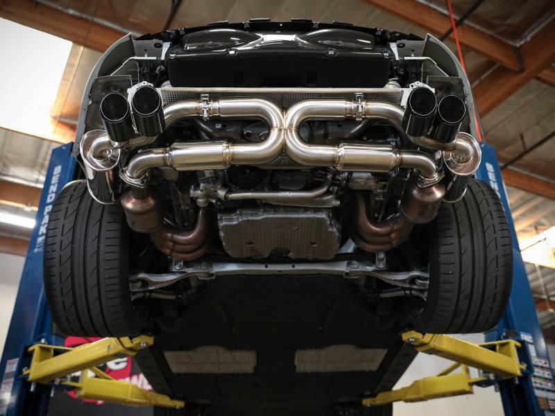 aFe 49-36406-1C aFe MACHForce XP 12-16 Porsche 911 Carrera H6-3.8L SS-304 Cat-Back Exhaust w/Carbon Fiber Tips thumbnail 7