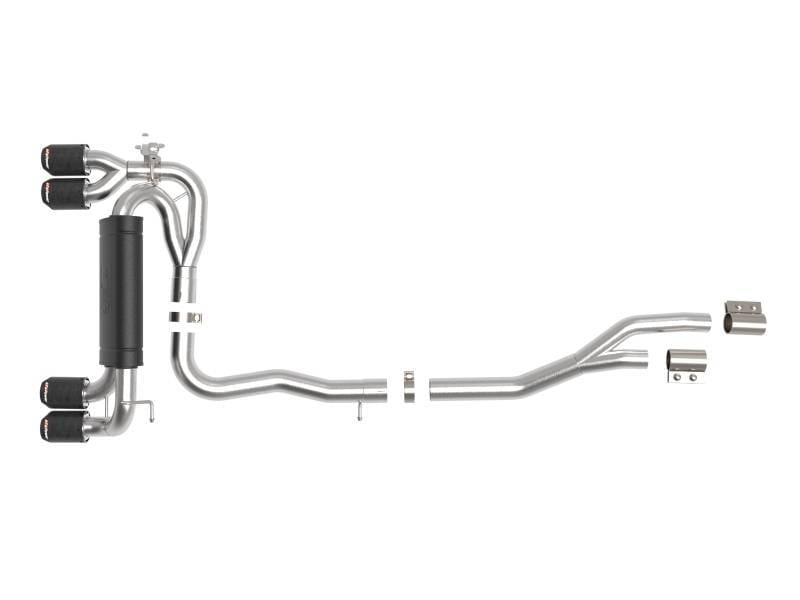 aFe 49-36350-C aFe MACHForce XP Exhausts Cat-Back SS 19-21 BMW M2 Competition L6-3.0L w/Carbon Fiber Tips thumbnail 11