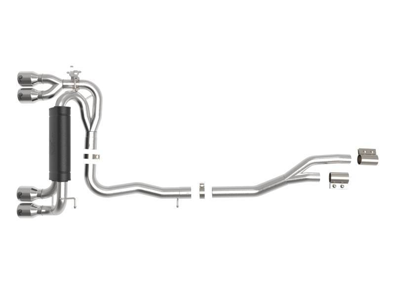 aFe 49-36350-P aFe MACHForce XP Exhausts Cat-Back SS 19-21 BMW M2 Competition L6-3.0L w/Polished Tips thumbnail 11