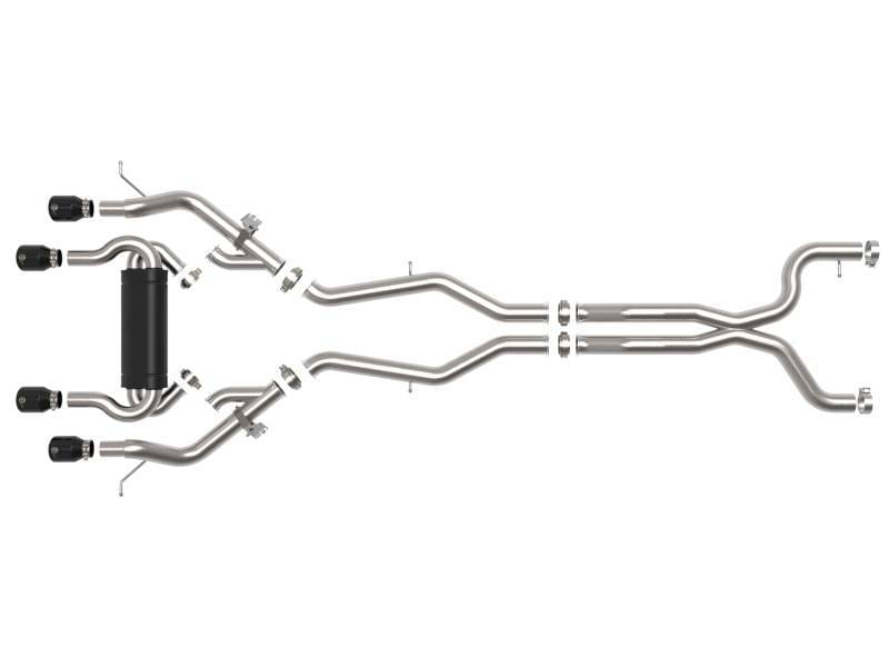 aFe 49-36351-B aFe MACHForce XP Exhausts Cat-Back SS 21 BMW M2 Competition L6-3.0L w/Black Tips thumbnail 9