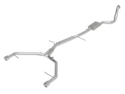 aFe 49-36420-P aFe 17-19 Audi A4 (B9) MACH Force-Xp 3in to 2.5in 304 SS Cat-Back Exhaust System-Dual Polished Tips