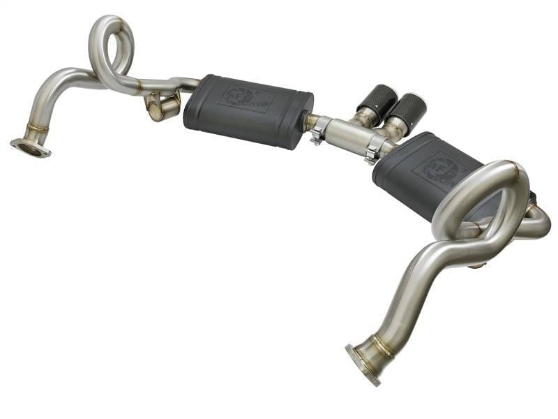 aFe 49-36415-C aFe MACHForce-Xp 2in 304 SS Cat-Back Exhaust w/Carbon Fiber Tips 13-16 Porsche Boxster 2.7L/3.4L thumbnail 11
