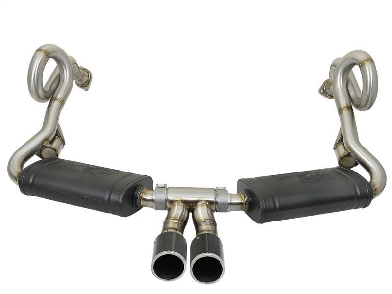 aFe 49-36415-C aFe MACHForce-Xp 2in 304 SS Cat-Back Exhaust w/Carbon Fiber Tips 13-16 Porsche Boxster 2.7L/3.4L thumbnail 15