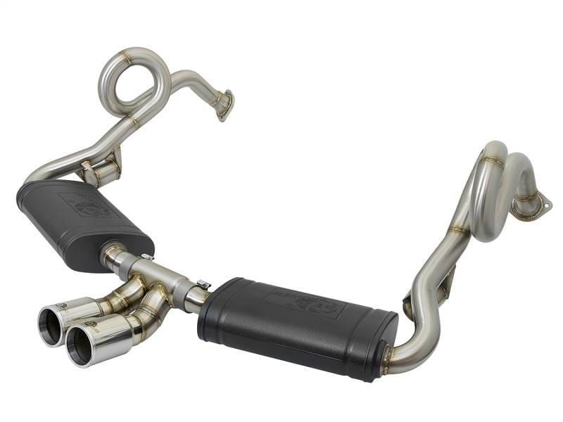 aFe 49-36415-P aFe MACHForce-Xp 2in 304 SS Cat-Back Exhaust w/Polished Tips 13-16 Porsche Boxster/Cayman 2.7L/3.4L