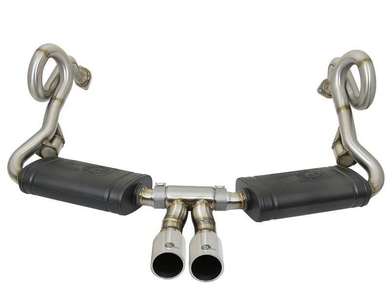 aFe 49-36415-P aFe MACHForce-Xp 2in 304 SS Cat-Back Exhaust w/Polished Tips 13-16 Porsche Boxster/Cayman 2.7L/3.4L thumbnail 11