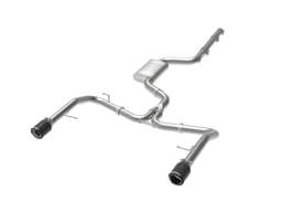 aFe 49-36432-C aFe 19-21 VW Jetta GLI (MKVII) L4-2.0L (t) MACH Force-Xp 304 SS Cat-Back Exhaust System Carbon Tips