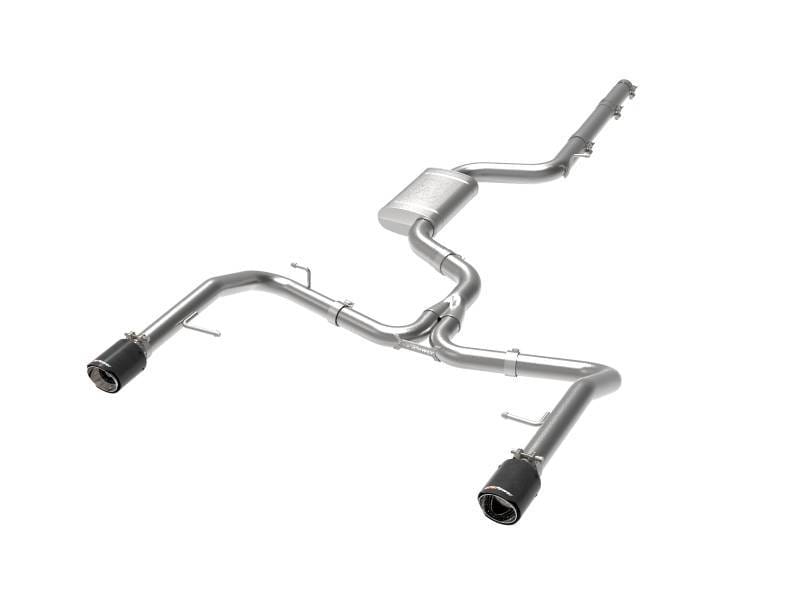 aFe 49-36432-C aFe 19-21 VW Jetta GLI (MKVII) L4-2.0L (t) MACH Force-Xp 304 SS Cat-Back Exhaust System Carbon Tips