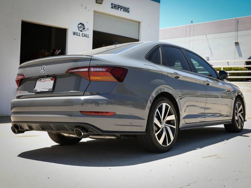 aFe 49-36432-C aFe 19-21 VW Jetta GLI (MKVII) L4-2.0L (t) MACH Force-Xp 304 SS Cat-Back Exhaust System Carbon Tips thumbnail 3
