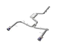 aFe 49-36432-L aFe 19-21 VW Jetta GLI (MKVII) L4-2.0L (t) MACH Force-Xp 304 SS Cat-Back Exhaust System Blue Tips