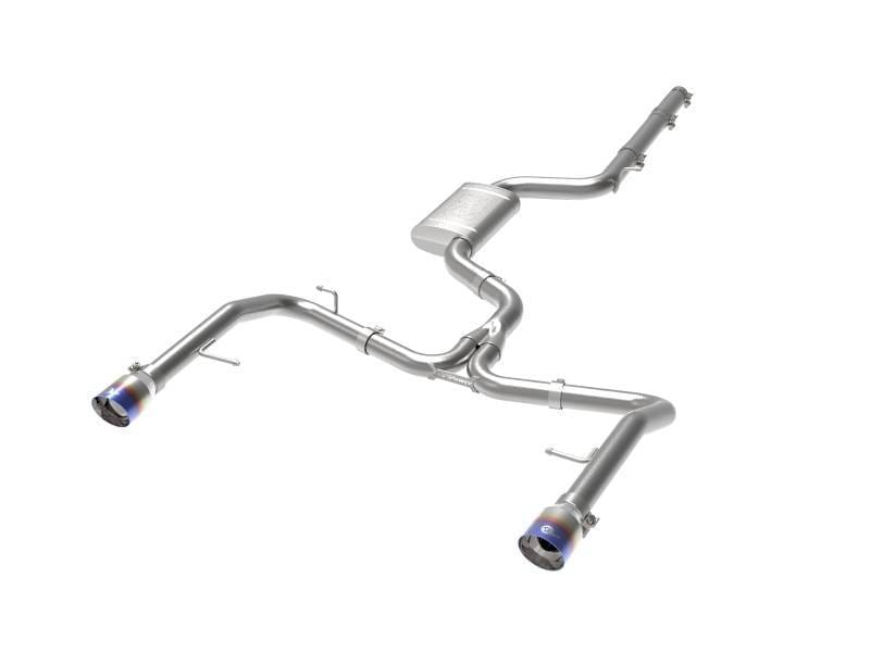 aFe 49-36432-L aFe 19-21 VW Jetta GLI (MKVII) L4-2.0L (t) MACH Force-Xp 304 SS Cat-Back Exhaust System Blue Tips