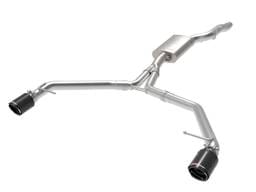aFe 49-36437-C aFe MACH Force-Xp 13-16 Audi Allroad L4 SS Axle-Back Exhaust w/ Carbon Tips