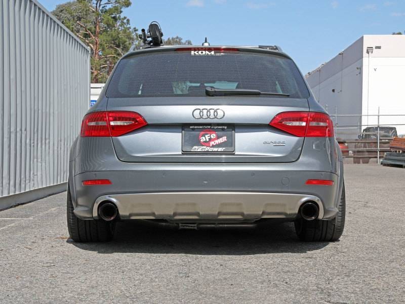 aFe 49-36438-L aFe MACH Force-Xp 13-16 Audi Allroad L4 SS Cat-Back Exhaust w/ Blue Flame Tips thumbnail 5