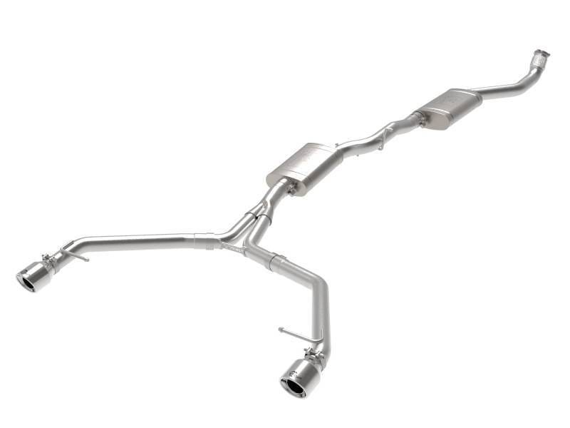 aFe 49-36438-P aFe MACH Force-Xp 13-16 Audi Allroad L4 SS Cat-Back Exhaust w/ Polished Tips