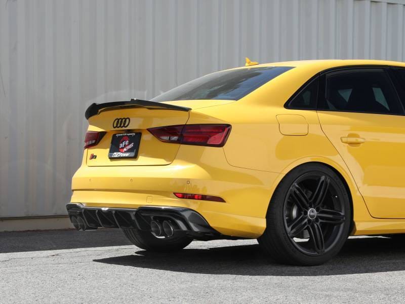 aFe 49-36442-C aFe MACHForce XP 3in-2.5in 304SS Exhaust Cat-Back 15-20 Audi S3 L4-2.0L (t) - Carbon Tips thumbnail 3