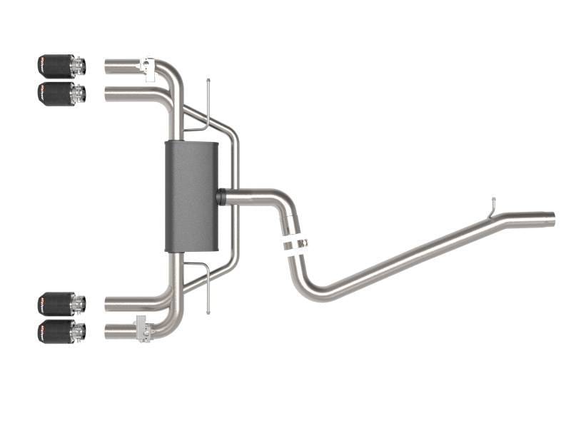 aFe 49-36442-C aFe MACHForce XP 3in-2.5in 304SS Exhaust Cat-Back 15-20 Audi S3 L4-2.0L (t) - Carbon Tips thumbnail 9