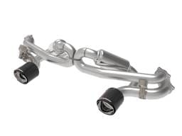 aFe 49-36443-C aFe MACHForce XP 2.25in-2.5in 304SS Exhaust Cat-Back 20-22 Porsche Cayman GT4 (718) - Carbon Tips